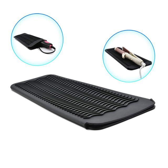 Silicone Heat Resistant Mat for Hair Straightener Flat Iron